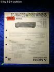 Sony Service Manual TC WR565 / WR665S / WA7ES  Cassette Deck (#1165)