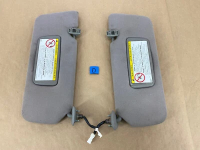 Parasoles iluminados grises Lexus ES300 L & R 1997-2001 con Homelink OEM #2353E Foto 1 de 4