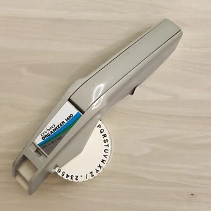 Dymo Organizer 1610 Grey Label Maker Uses 1/4"+3/8" Tape Vintage Office Labeler - Picture 1 of 10
