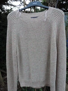 M&S BAUMWOLL STRICK PULLOVER Pulli Pulli XL Unisex Rosa Farbmix - Bild 1 von 3