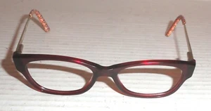 Tory Burch Women's Eyeglasses Frames TY2035 878 50-16 135 Burgundy/Gold READ - Picture 1 of 9