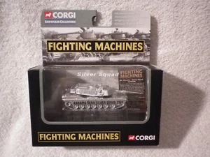 Corgi Fighting Machines M1 Abrams Tank Silver Squad 2004 CS90206 - Picture 1 of 3