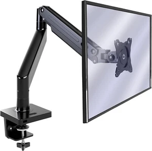 Large Arm Monitor Mount 24-40" | Desk Stand Bracket with Clamp Fully Adjustable - Picture 1 of 9