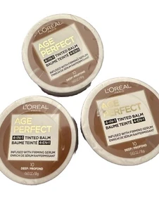 3 L'oreal Paris Age Perfect 4 -In -1 Tinted Balm 10 Deep - Picture 1 of 1