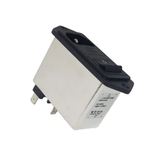 FN282-6-06 Power Entry Module Filtered M 3 POS 6A 250VAC ST 1 Port Switch/Fuse - Picture 1 of 1