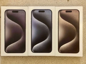 Apple iPhone 15 Pro 256GB Factory Unlocked Various Colours New 100% BH Sealead - Picture 1 of 7