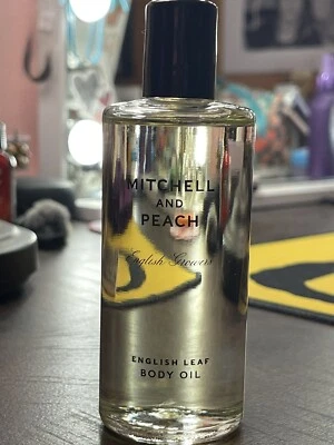 Aceite corporal Mitchell and Peach English Growers hoja inglesa ● 3,4 fl oz Foto 1 de 4