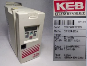 KEB COMBIVERT F5 G7F5S1A-262A Frequenzumrichter  11-2 #6040 - Bild 1 von 1