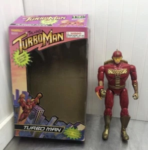 Vintage TIGER Electronics 1996 Talking 13.5" TURBO MAN  READ Full Description - Picture 1 of 17