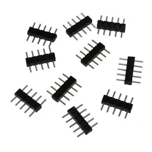 10x RGBW LED Steckbrücke 5 Pin Steckverbinder 13x3mm Adapter Kupplung - Picture 1 of 2