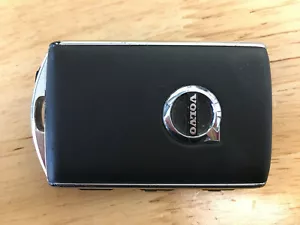 OEM 17-20 VOLVO XC60 XC90 S90 SMART KEY REMOTE FOB Black w/ Silver Trim Keyless - Picture 1 of 5