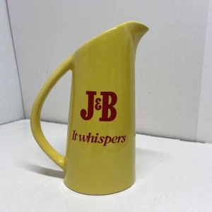 J&B blended SCOTCH WHISKEY decanter PITCHER carafe 8" handle IT WHISPERS - Picture 1 of 7