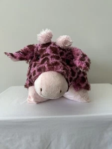 RARE!! Pillow Pet Jenna Giraffe Pink Purple Plush Discontinued 16” Collectible - Picture 1 of 12