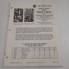 RCA Victor Service Data Printed Circuit Board 1955 No T13 Television Chassis KCS