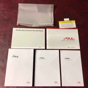 2020 KIA SOUL COMPLETE OWNERS MANUAL BOOKS REF & MAINT GUIDE CASE ALL MODELS - Picture 1 of 8
