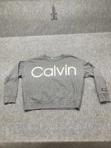 Calvin Klein Performance Sweatshirt Womens Size Small Gray Long Sleeve Pullover - Picture 1 of 11