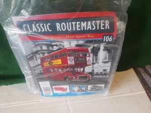 HACHETTE 1/12 CONSTRUYE EL CLÁSICO ROUTEMASTER BRITAINS AUTOBÚS MÁS ICÓNICO EDICIÓN 106 - Imagen 1 de 2