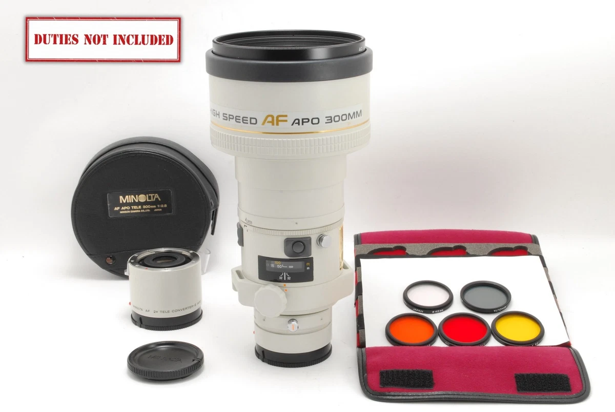 Minolta f/2.8 Camera Lenses 300mm Focal for sale - eBay