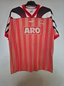 FC NURNBERG 1995-96 PUMA Home Football Shirt Medium Signed By Robert Kovac - Picture 1 of 8