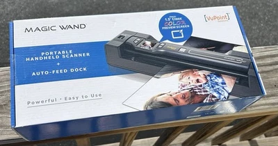 VuPoint Magic Wand PDSDK-ST470-VP Portable Scanner w Auto-Feed Dock New Sealed - Image 1 of 4