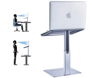Adjustable Laptop Stand Tall Strong Airflow Suitable for 13.3-17.3 Inch L - Picture 1 of 9