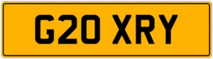 😎 GARY 😎 GARRY 😎 GAZ 3x3 PREFIX PRIVATE REGISTRATION CAR NUMBER PLATE G20 XRY - Picture 1 of 4