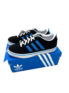 Adidas Niños Rayado J Zapatos Tenis Monopatín Talla 6 Negro y Azul - Imagen 1 de 5