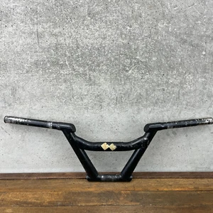 Old School BMX Handlebars 6 Piece 6pc Freestyle Old School BMX Black 25" Uncut - Picture 1 of 17