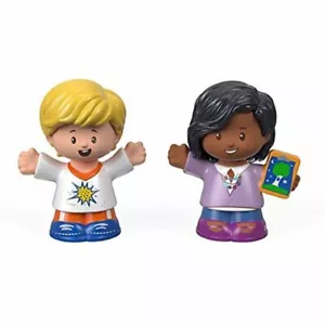 Fisher-Price Little People School Children Boy and Girl Eddie and Friend 2 Pk - Picture 1 of 1
