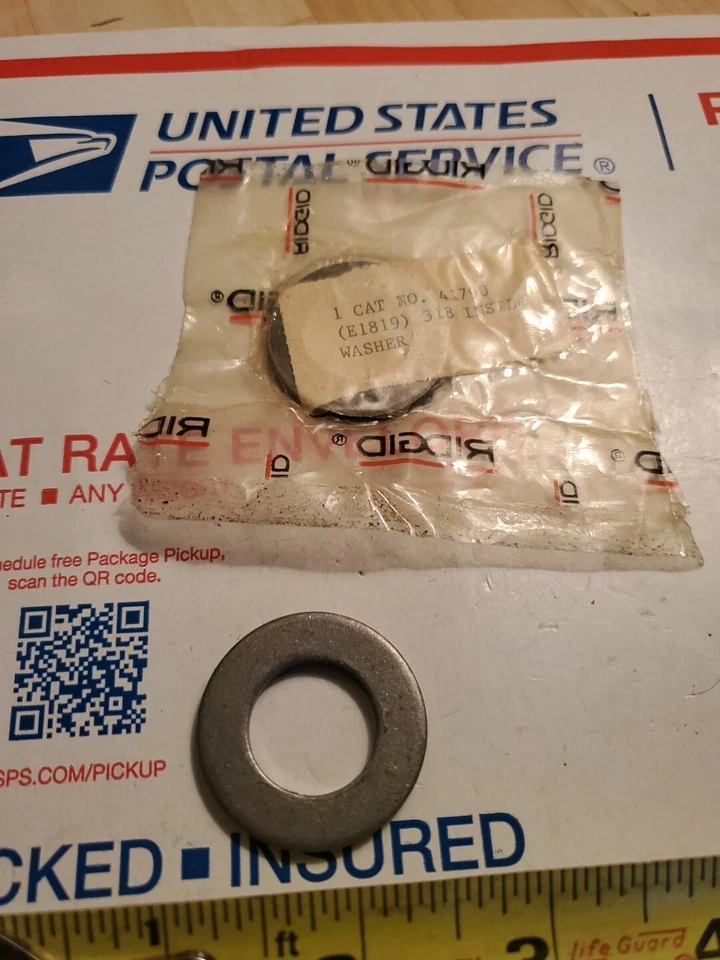 RIDGID 41790 WASHER FOR MODEL 318 OILER NEW, U1  - Image 1 of 4