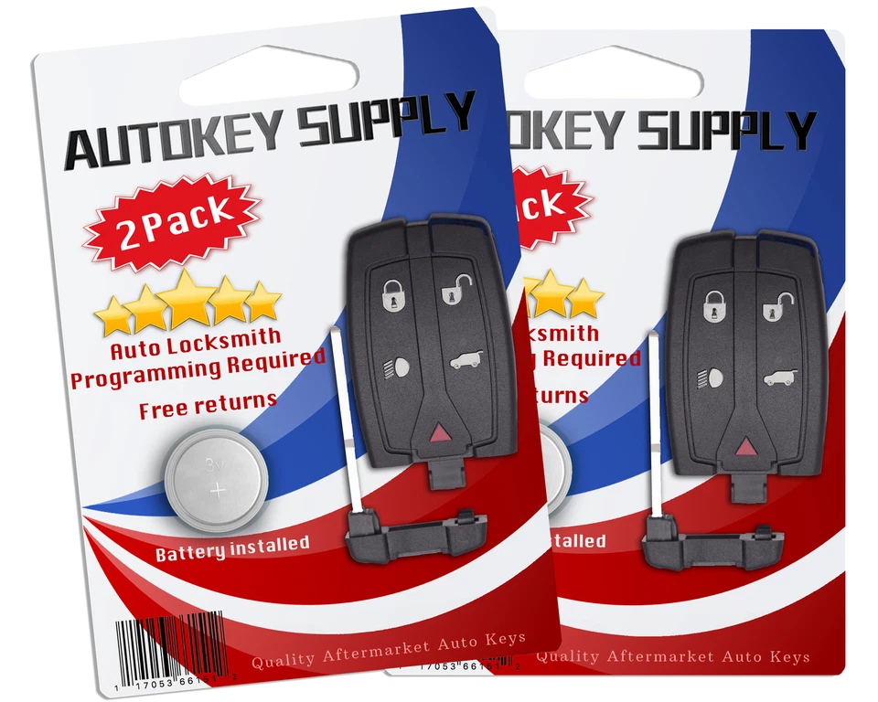 2 Reemplazo para Land Rover Freelander Smart Prox Mando a Distancia Llavero NT8-TX9 - 434 Foto 1 de 4