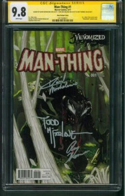 Man Thing 1 CGC 3XSS 9.8 Todd McFarlane Michelinie Thomas Venom Variant RLStine - Image 1 of 2