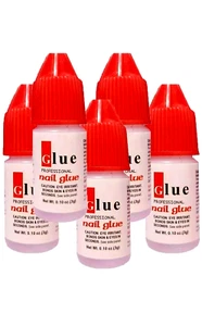 5 EXTRA STRONG NAIL GLUE CLEAR STRONG ADHESIVE ACRYLIC NAILS FAKE NAIL GLUE ART - Picture 1 of 4