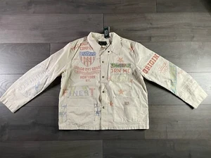 Polo Country Ralph Lauren Paint Artist Artwork Bison Dry Goods Herren Gr. XL Neu - Bild 1 von 12