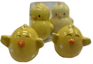 NEW 2 Sets of Chick Salt & Pepper Shakers Thanksgiving Easter Holidays Everyday - Picture 1 of 8