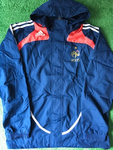 France 2008 2009 Rain Jacket Training M 40/42 Adidas Cover