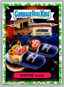 2021 Topps Garbage Pail Kids Go on Vacation #41b Winnie Bago GREEN Parallel - Picture 1 of 2