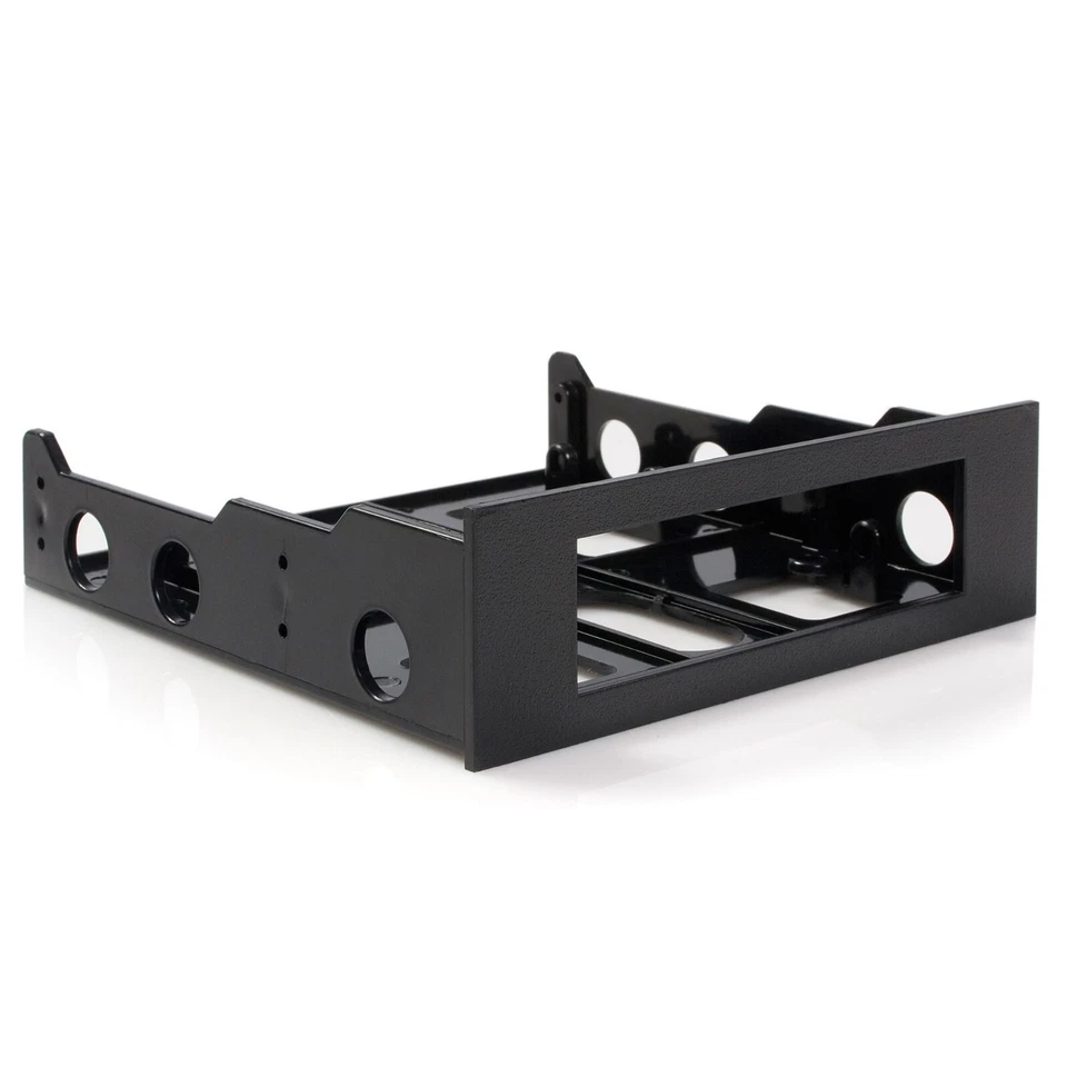 3.5" to 5.25" Front Bay Mounting Bracket W/ Mounting Screws (Bracketfdbk),Black - Image 1 of 1