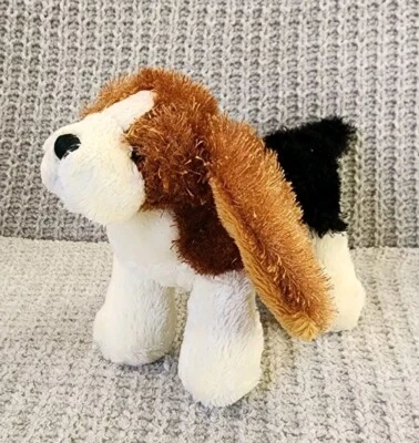 Webkinz Lil Kinz Basset Hound Dog Ganz Plush Stuffed Puppy Brown HS103 No Code - Image 1 of 4