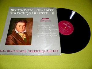 Beethoven String Quartets Gesamte Streichquartette Budapest Quartet 1958 Philips - Picture 1 of 2