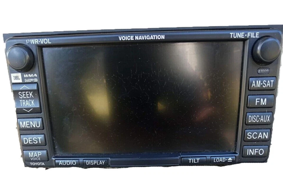 2007 2008 Toyota Solara OEM Navigation System GPS SAT JBL Radio CD Player E7009 - Image 1 of 1