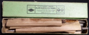 VTG NOS G&H BARNETT BLACK DIAMOND 6" FILES LOT OF 7 UNUSED W/BOX +3 RAT TAIL D - Picture 1 of 3