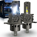 Bevinsee 2X 9003 H4 Led Headlight Globes Kit Hi/Low Beam White Light 100W 8000Lm
