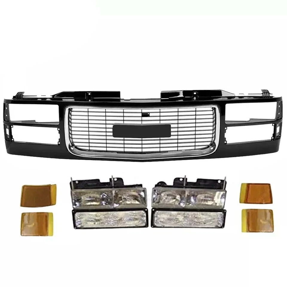 Grille Assembly Kit For Suburban GMC C1500 C2500 K1500 K2500 Yukon C3500 9PCS Foto 1 de 1