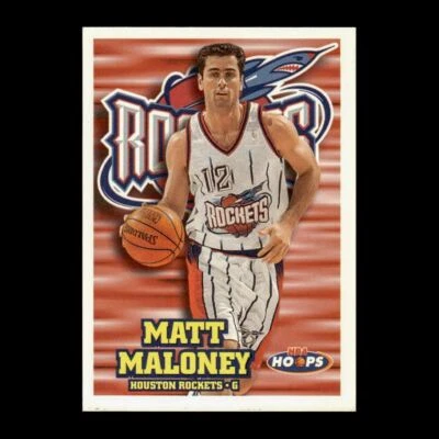 Matt Maloney 1997-98 Hoops Houston Rockets #61 R331D 42 - Image 1 of 2
