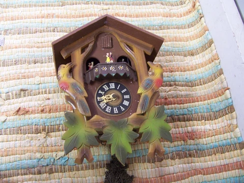German Regula Cuckoo Clock GM Brass Mechanical Movement Music Bird Parts Repair Cover