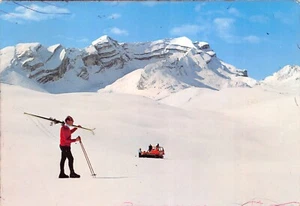 AL17-28D) CARTOLINA ALPE DI FANES GATTO DELLE NEVI ANIMATA VIAGGIATA BOLZANO - Bild 1 von 2