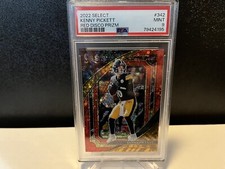 2022 Panini Select Red Disco Prizm /49 PSA 9 Kenny Pickett #342 Rookie Card (RC)