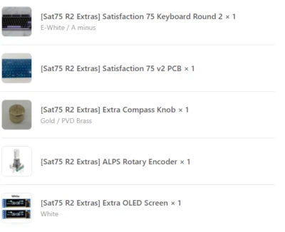 Satisfaction 75 R2 - Cloud White (Unopen box) - New from CannonKeys - Image 1 of 4