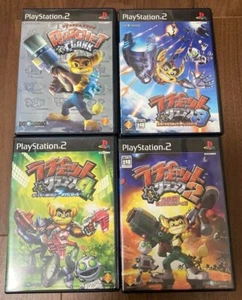 PS2 Ratchet & Clank 1 & 2 & 3 & 4 game set Japan - Picture 1 of 1